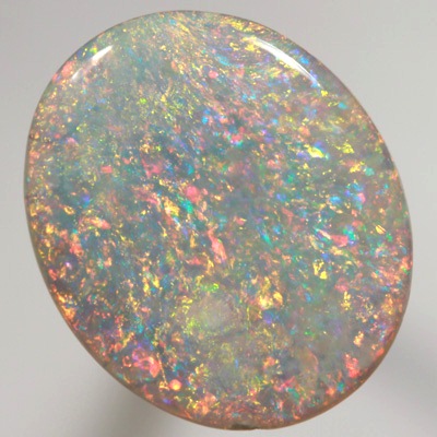 SOLID SEMI BLACK OPAL Top quality. Floral Harlequin pattern, very bright and sparkling multicolour. SEE VIDEO  